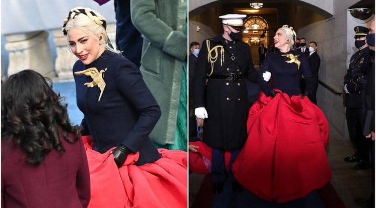 Unknown detail from the inauguration: Lady GaGa wore a bulletproof vest under her designer dress