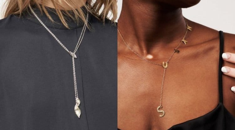 Lasso necklaces are a trend we will not resist this season