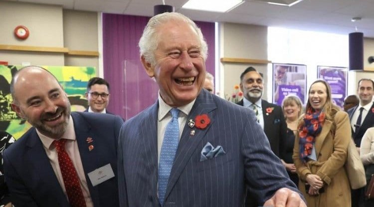 Prince Charles hadn't laughed like this for a long time!