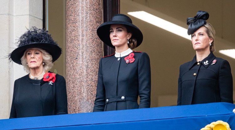 Ladies of the royal family gathered on the balcony, but did they comment on Meghan Markle?