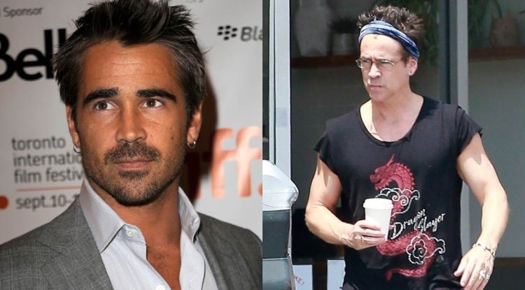 Colin Farell is unrecognizable nowadays
