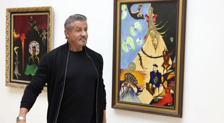 Sylvester Stallone opened his exibition!