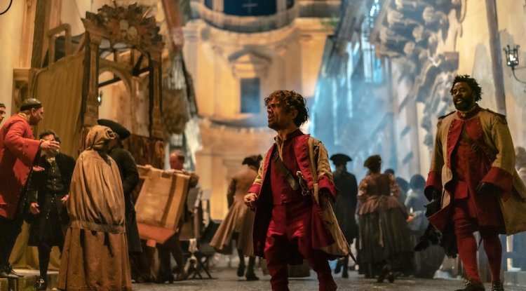 Peter Dinklage in the romantic drama Cyrano
