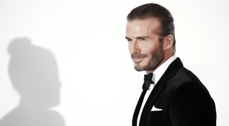 David Beckham, best man at his dad's wedding