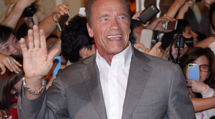 Arnold Schwarzenegger involved in a car crash