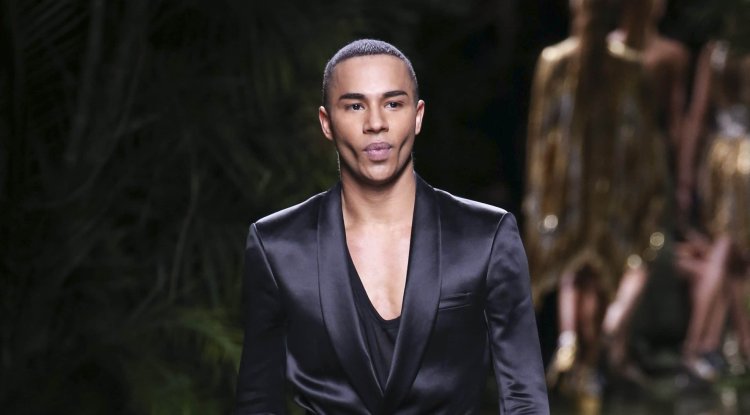 Olivier Rousteing appeared at Fashion Week