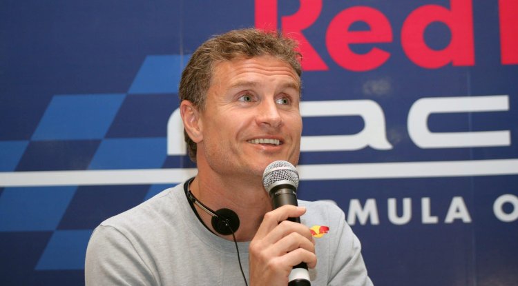 David Coulthard is seen with his new girlfriend