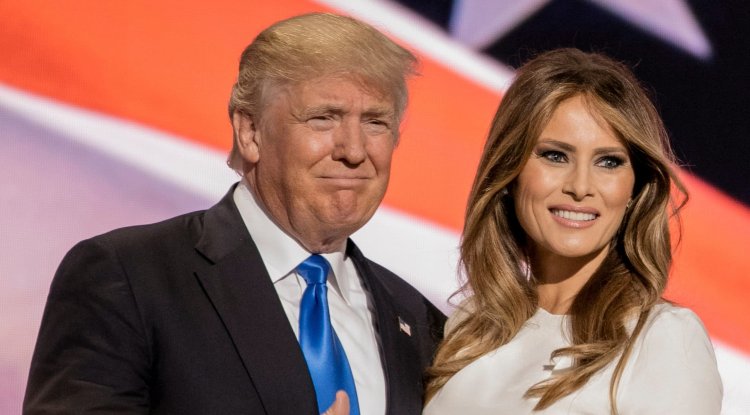 This was Melania Trump's wedding look!