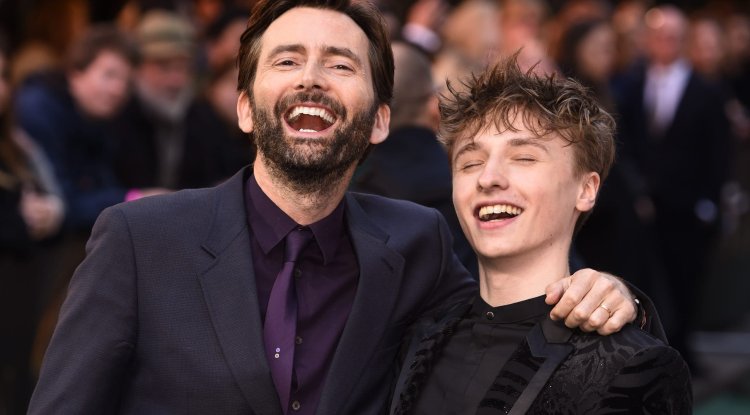 Georgia Tennant shares rare photo of son Ty