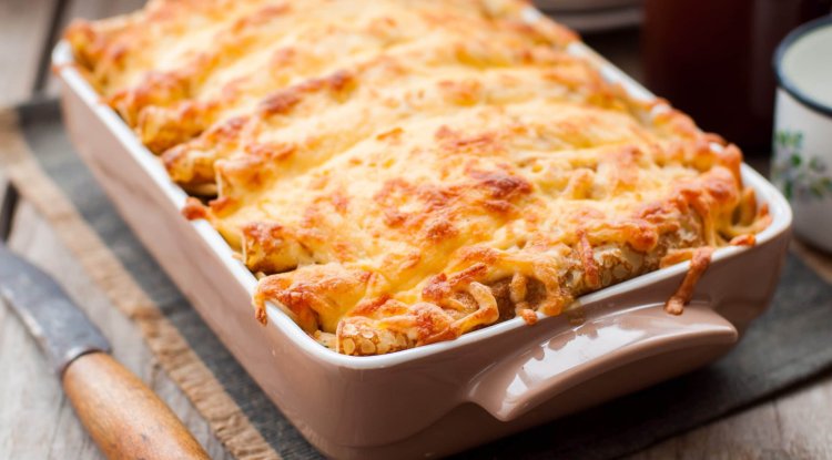 New recipe: Baked pancakes with cheese!