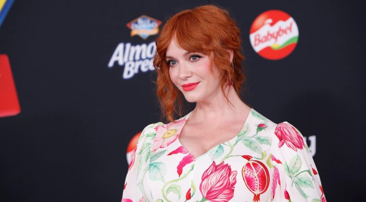 Christina Hendricks shone in a Gucci dress