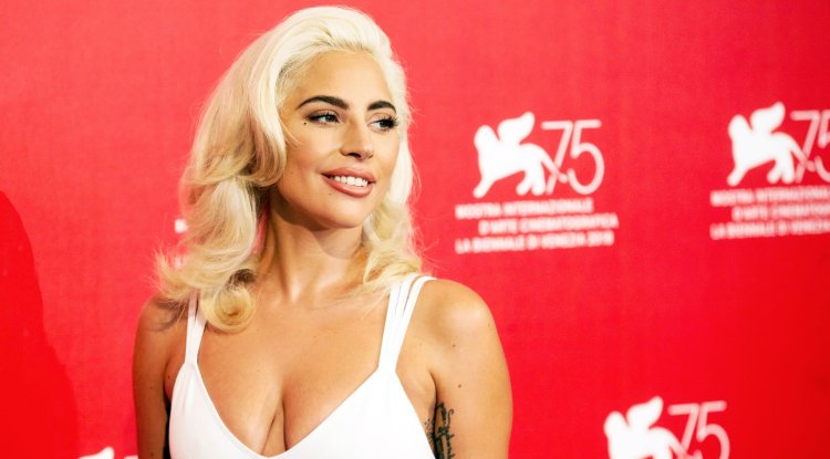 Lady Gaga shone in Armani dress at Grammys