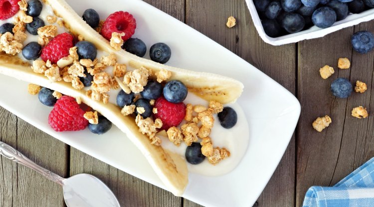 Light version of banana split