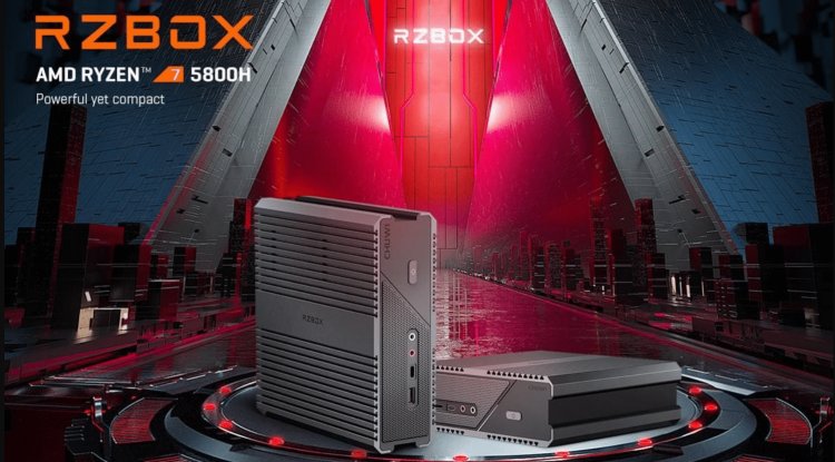 Chuwi RZBOX mini-PC with Ryzen 7 5800H CPU