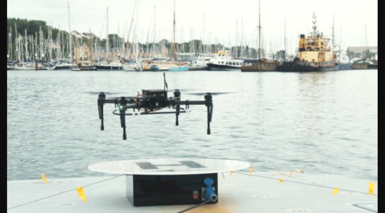 A drone that dives under water