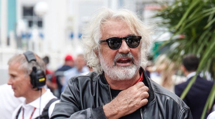 Briatore delighted his followers with one photo