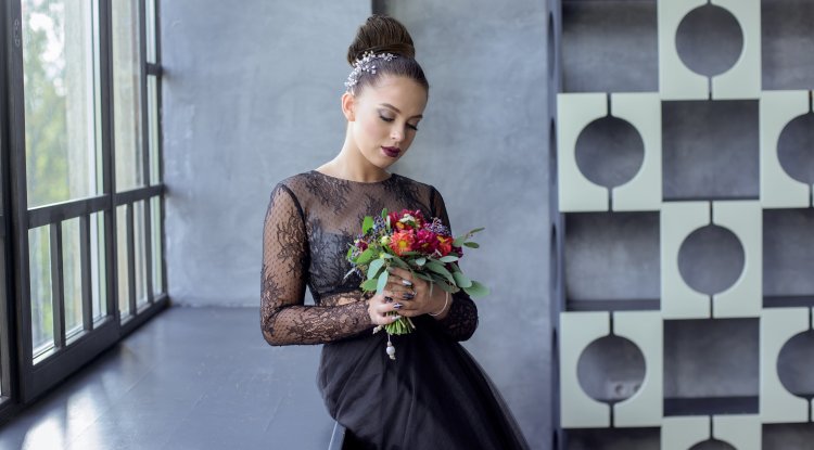 Black wedding dresses are becoming a growing trend in the world!
