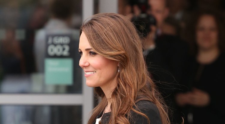 Kate shone in a white suit!