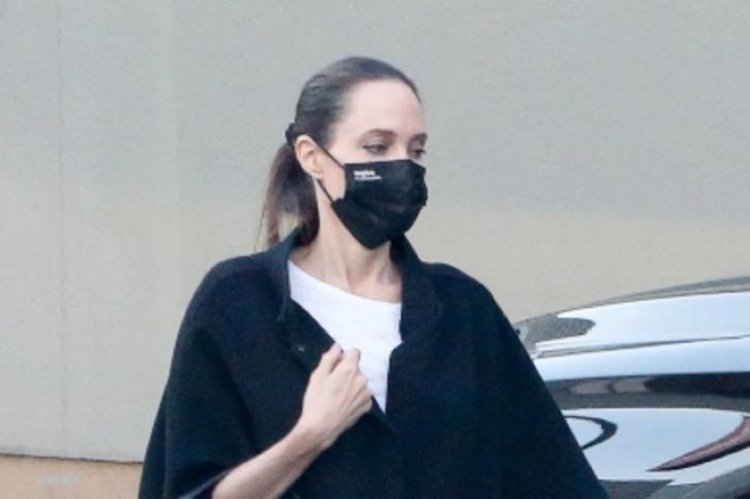 Angelina Jolie Was Photographed While Going To Her Ex Husband's Place!
