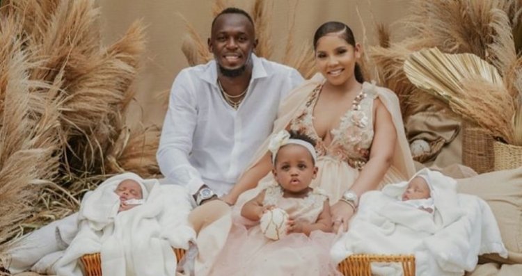 The fastest man in the world became the father of twins!