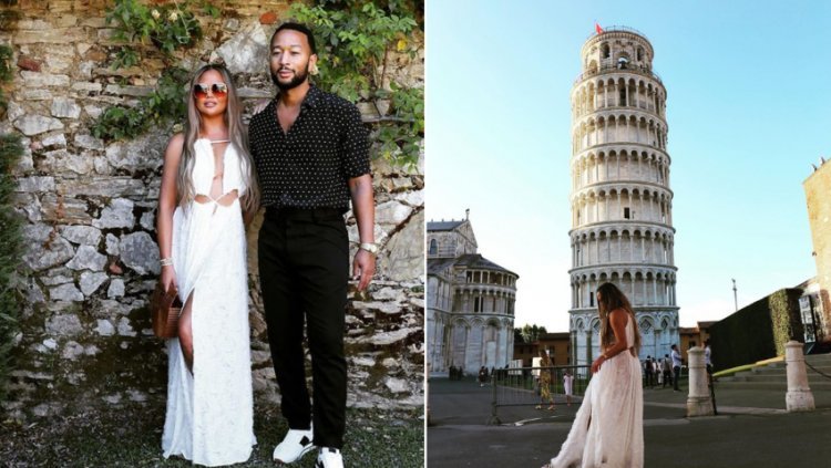 Chrissy Teigen fled to Italy after an abuse scandal!