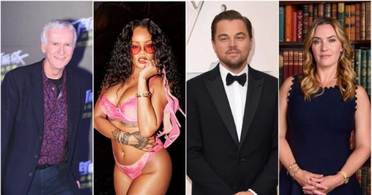 Space crowd: Rihanna, DiCaprio, Kate Winslet and James Cameron first on passenger list!