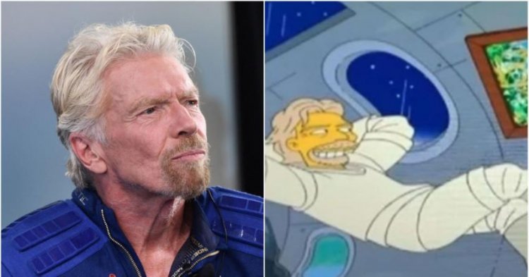 The clairvoyant Simpsons did it again! Back in 2014, they predicted Richard Branson's flight into space!
