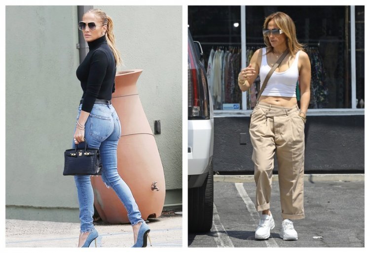 Is J.Lo trying to get low-waisted pants back in fashion?