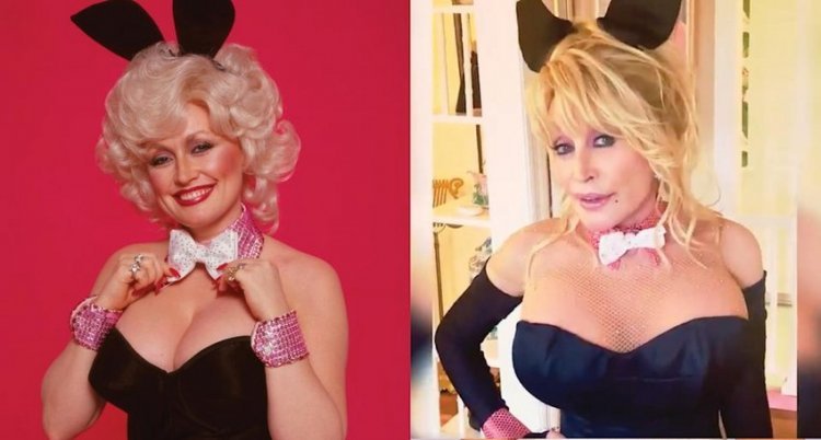 After 40 years Dolly Parton recreated her famous Playboy cover: 'The husband likes it'