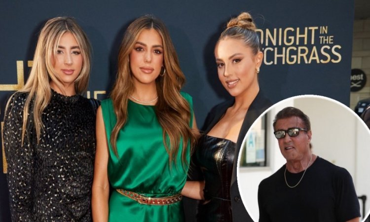 Sylvester Stallone proudly posed with his daughters: 'They brought me so much joy, and now I wish they would stop growing'