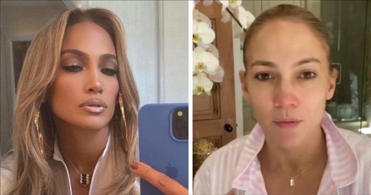 Jennifer Lopez posted a video without makeup and her fans say that she is gorgeous!