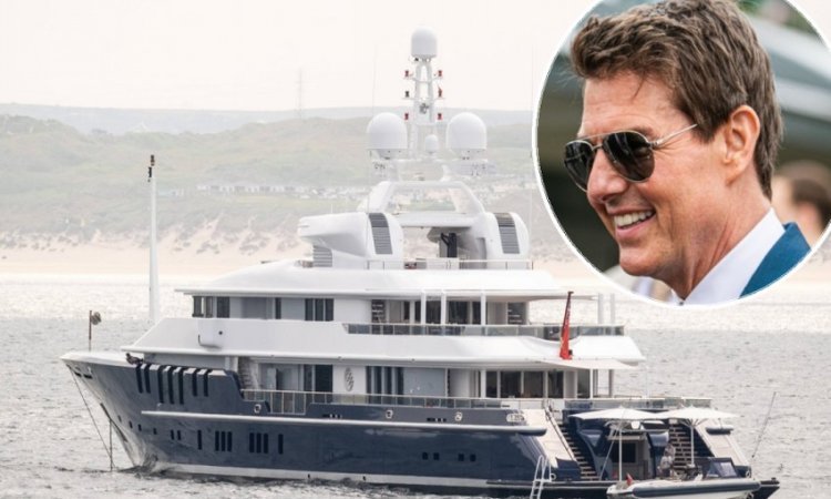 Take a peek at the luxury yacht that Tom Cruise enjoys during the filming of 'Mission Impossible'
