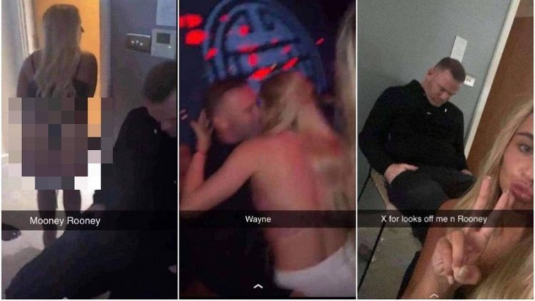 Half-naked girls danced around Wayne Rooney, and one kissed him: I was afraid they would blackmail me!