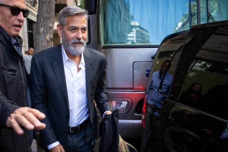 George Clooney caught in floods in Italy: "It's worse than you can imagine"