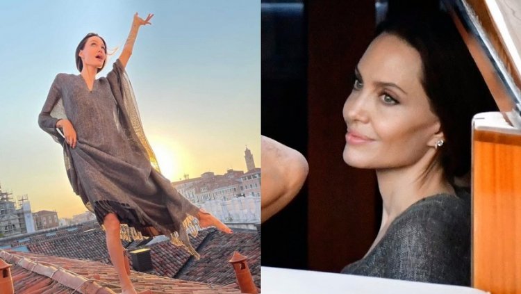 Photos and footage revealed: Angelina Jolie had fun this summer