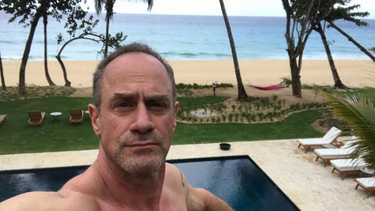 Christopher Meloni from the series 'Law and Order' posed naked: 'Case closed'