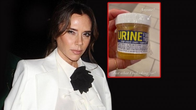 Victoria Beckham horrified fans after the "Urine" picture