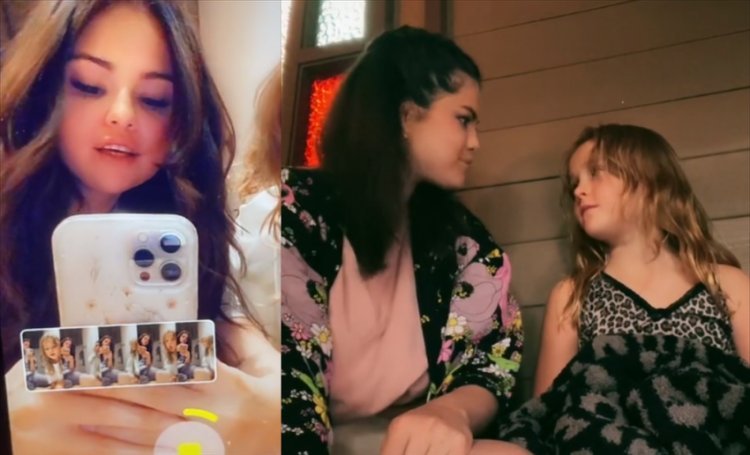 Selena Gomez recorded a video of her eight-year-old sister trolling her - 'You're embarrassing me'