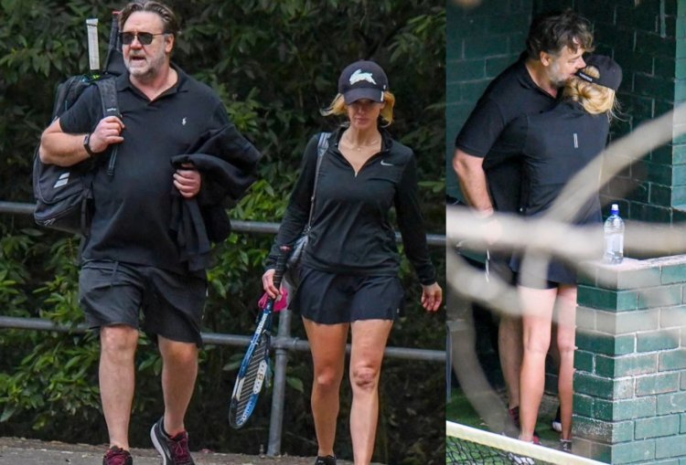 Hardly anyone can recognize Russel Crowe, but he doesn’t care as he enjoys the company of a 26 years younger woman who looks like his ex