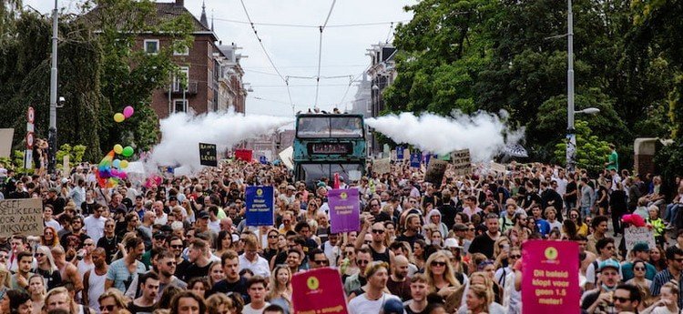 'Unmute Us' - 70,000 protesters demanded reopening of Dutch festivals