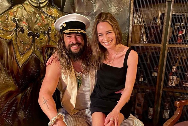 Jason Momoa and Emilia Clarke reunite!