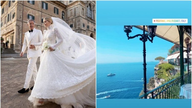 Lady Di's niece, Kitty Spencer posted photos from her luxurious honeymoon