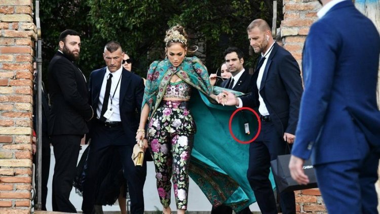 J.Lo appeared with the price tag on!