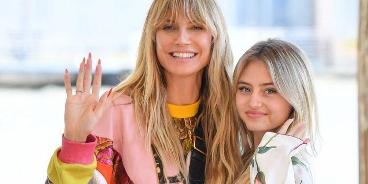 Heidi Klum's daughter followed in her mother's footsteps: in the photos they look like sisters