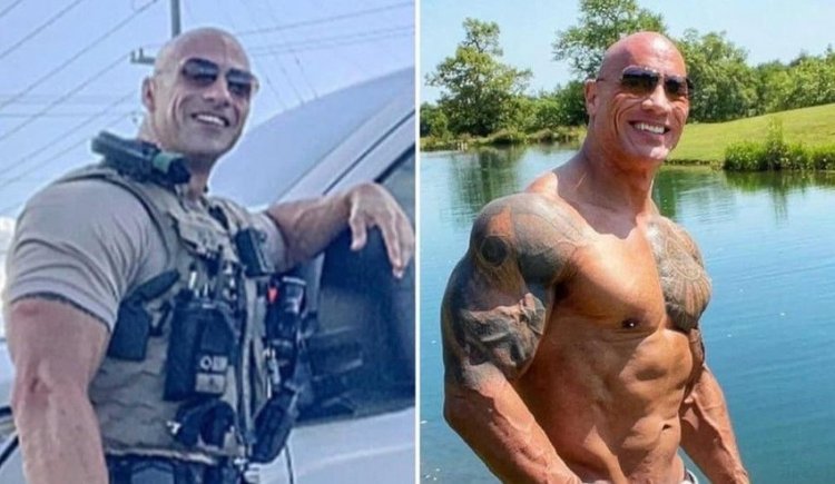 The Rock was shocked by the pictures of his 'double' that flooded the networks: 'He's  way cooler'