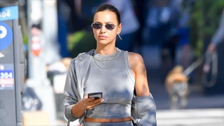 Irina Shayk's transformation: She cut her hair short, her jeans were 3 sizes bigger, and her breasts barely fit in a PVC corset