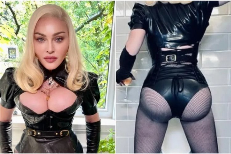 MADONNA'S STRANGE BUTT BROKE THE INTERNET / Twitter exploded after a video from the MTV Awards: What's going on with the pop queen?
