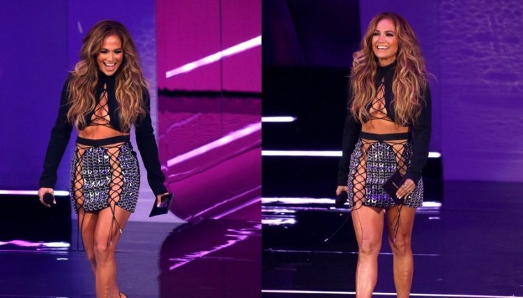 A fashion hit or miss: Jennifer Lopez in outfit which denies lingerie