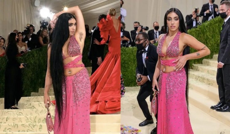 Madonna’s daughter’s Lourdes Leon proudly  shows off her armpit hair at Met Gala