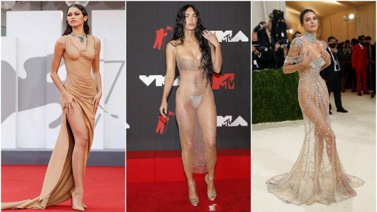 Zendaya, Megan and Kendall came naked and stole all the attention!